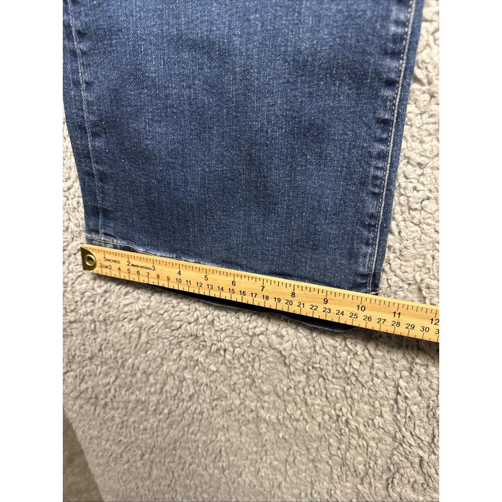 7 For All Mankind Dojo Jeans Womens 28 Blue Flare Leg Stretch Denim 7U451767 NWT - Picture 6 of 11